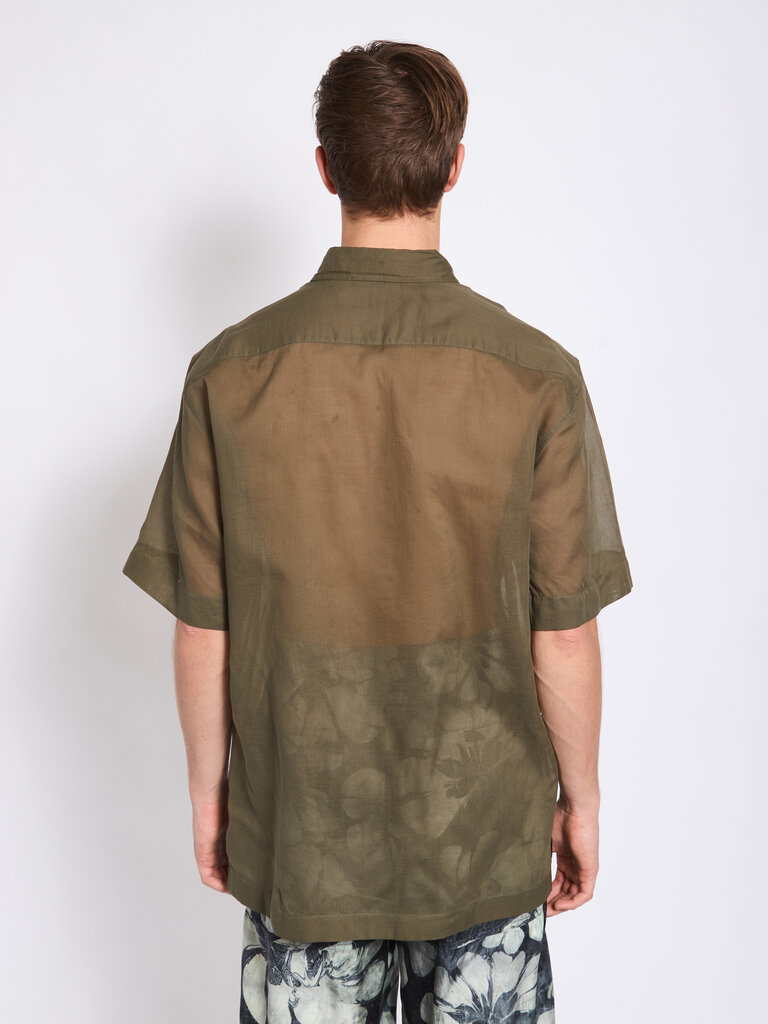 Dries Van Noten Chemise Cassidye Khaki