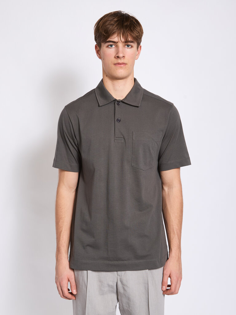 Dries Van Noten Polo Helder Gris Foncé