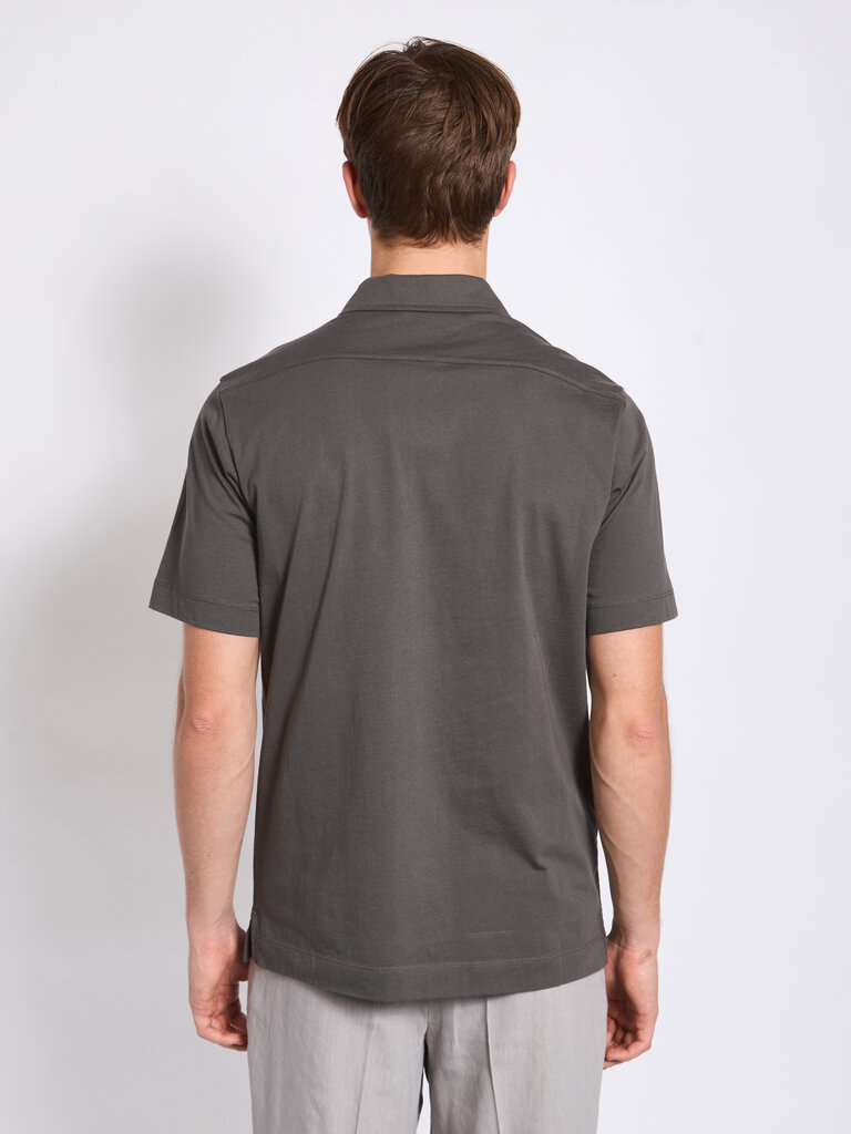 Dries Van Noten Dark Grey Helder Polo