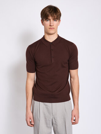 Dries Van Noten Brown Murice Polo Dries Van Noten Brown Murice Polo