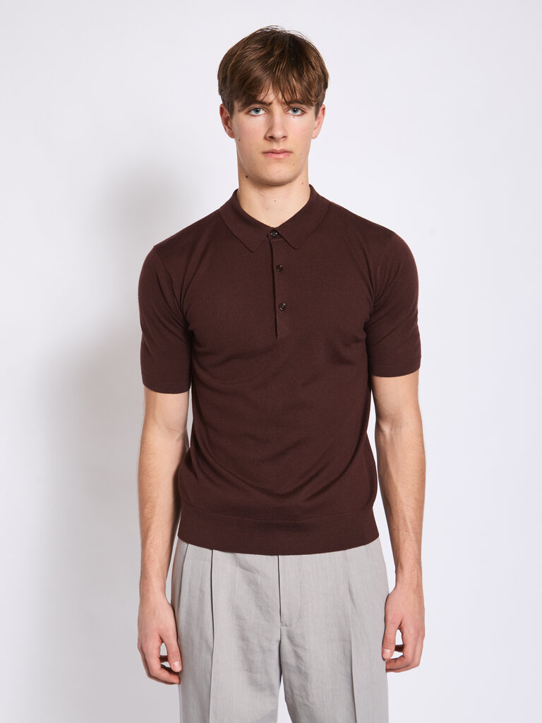 Dries Van Noten Brown Murice Polo