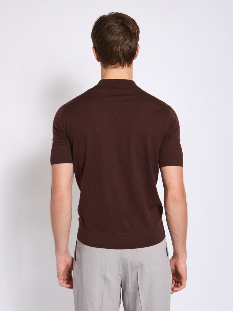Dries Van Noten Brown Murice Polo