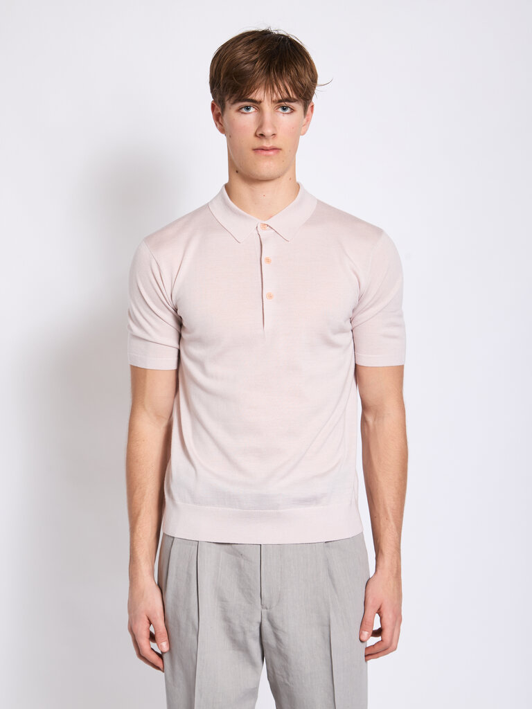Dries Van Noten Light Rose Murice Polo