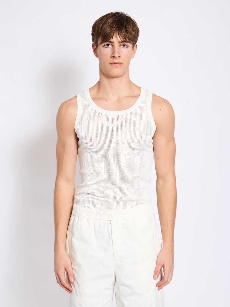 Dries Van Noten Camisole Merit Blanc