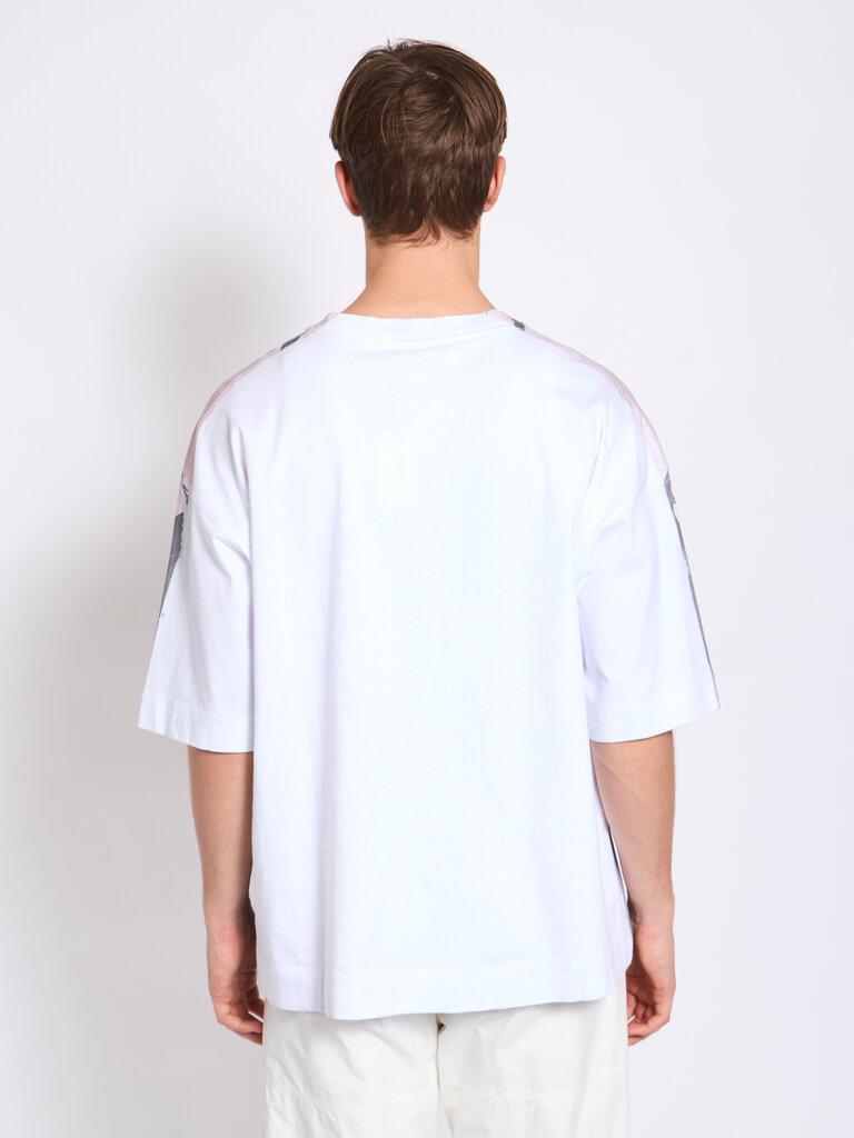 Dries Van Noten Pink and Grey Hen T-Shirt