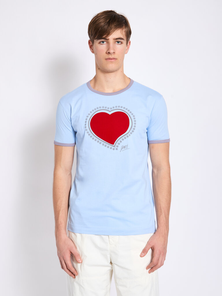 Dries Van Noten T-Shirt Helm Bleu