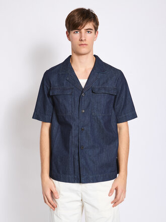 Dries Van Noten Chemise Cameron Indigo Dries Van Noten Chemise Cameron Indigo