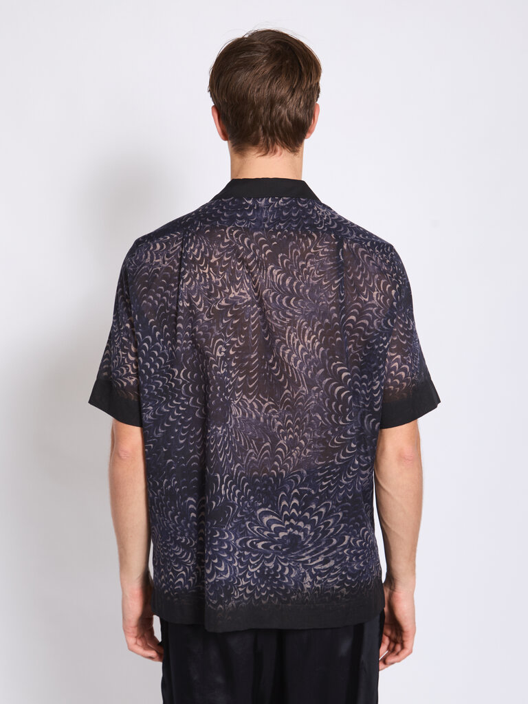 Dries Van Noten Chemise Carltone Marine