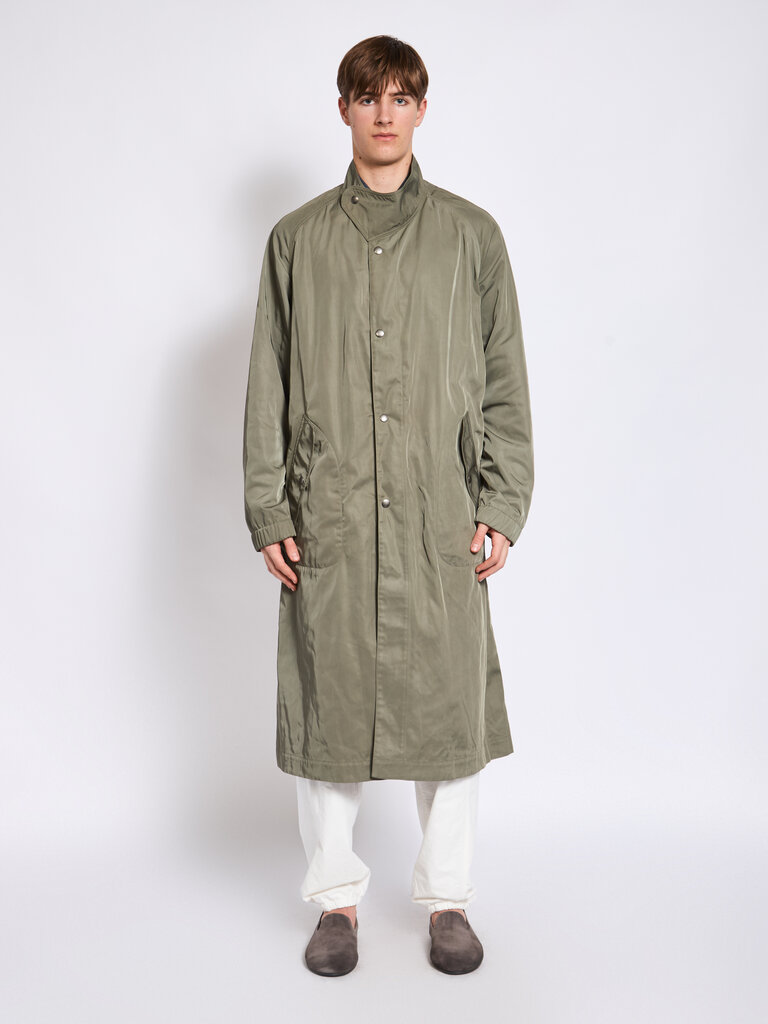 Dries Van Noten Kaki Rannon Coat