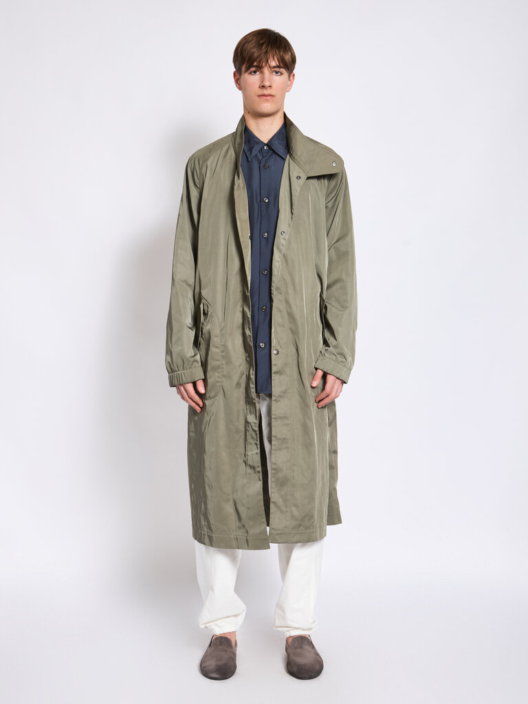 Dries Van Noten Kaki Rannon Coat