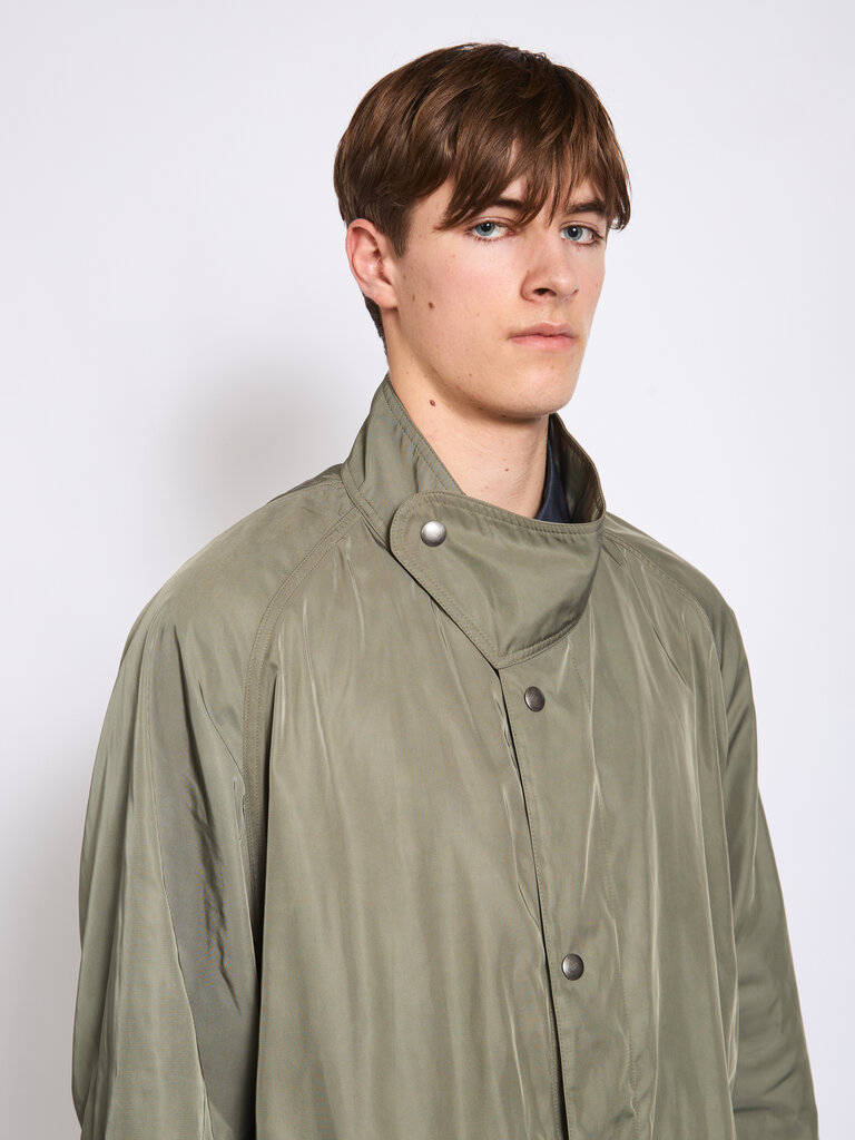 Dries Van Noten Kaki Rannon Coat