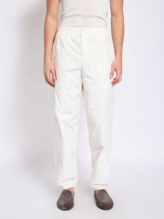 Dries Van Noten White Pebble Pants