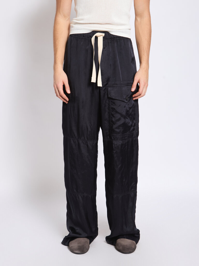 Dries Van Noten Navy Pannoch Pants