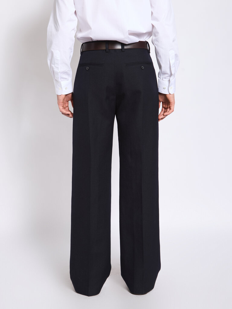 Dries Van Noten Navy Penrud Pants