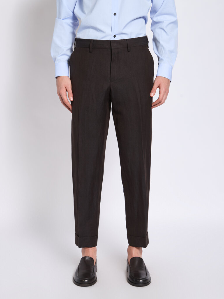 Dries Van Noten Dark Brown Philip Pants