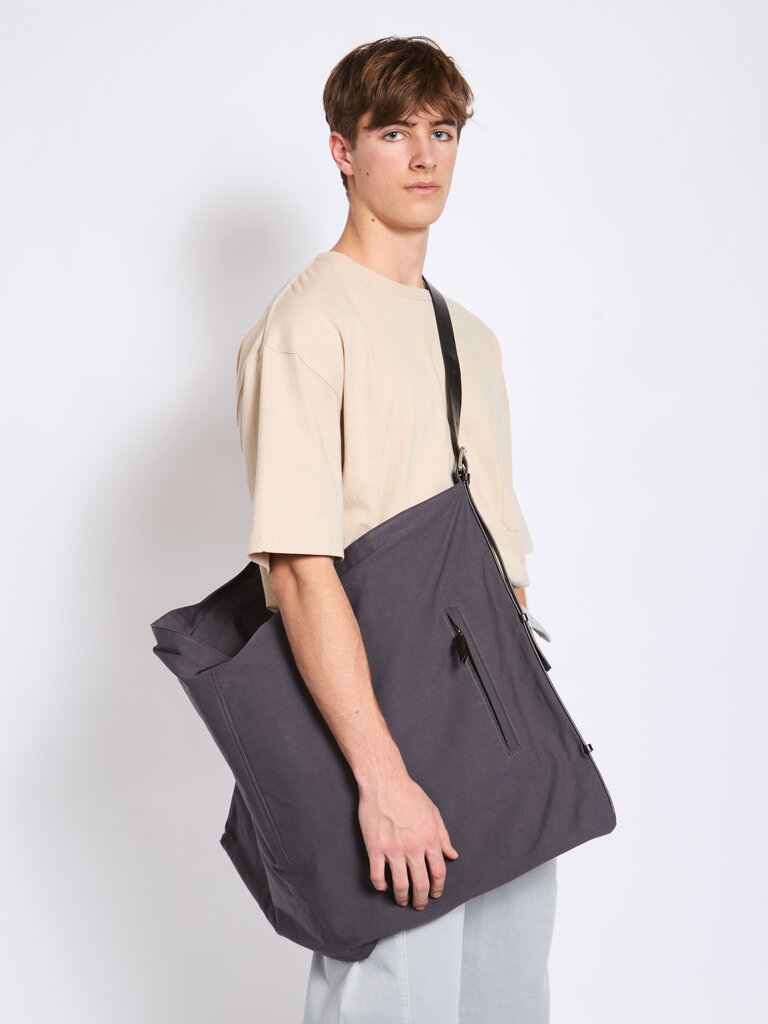 Lemaire Sac Flag Hobo Noir