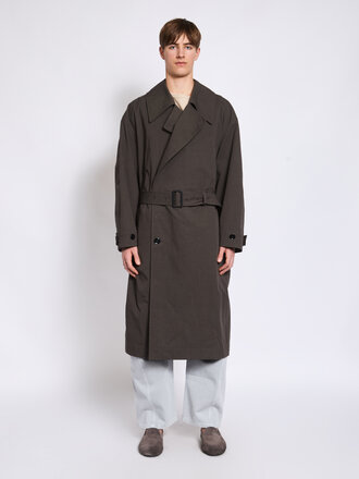 Lemaire Dark Coffee Tibetan Trench