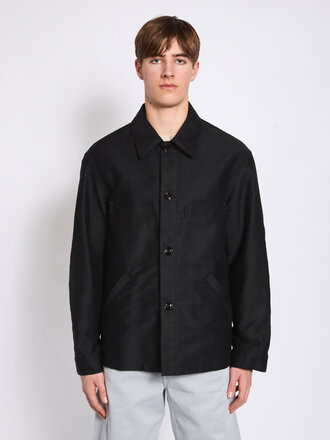 Lemaire Manteau Workwear Noir