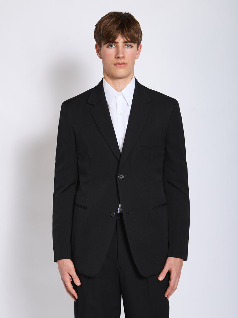 Yohji Yamamoto Veste Suite Gabardine Noir