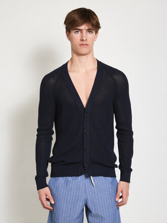 A.P.C. Cardigan Felix Marine Foncé