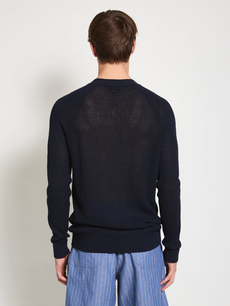 A.P.C. Cardigan Felix Marine Foncé
