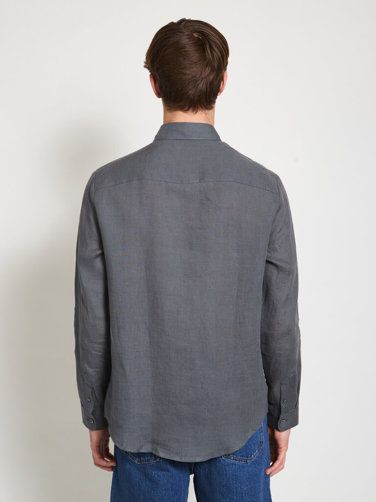 A.P.C. Chemise Cassel Logo Anthracite