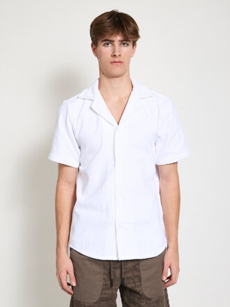 OAS Chemise Cuba Terry Blanc