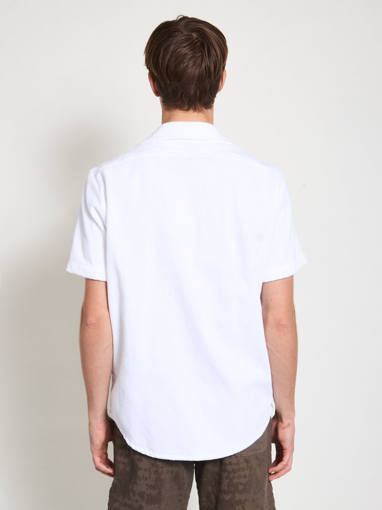 OAS Chemise Cuba Terry Blanc