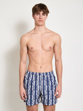 OAS Maillot Scribble Bleu