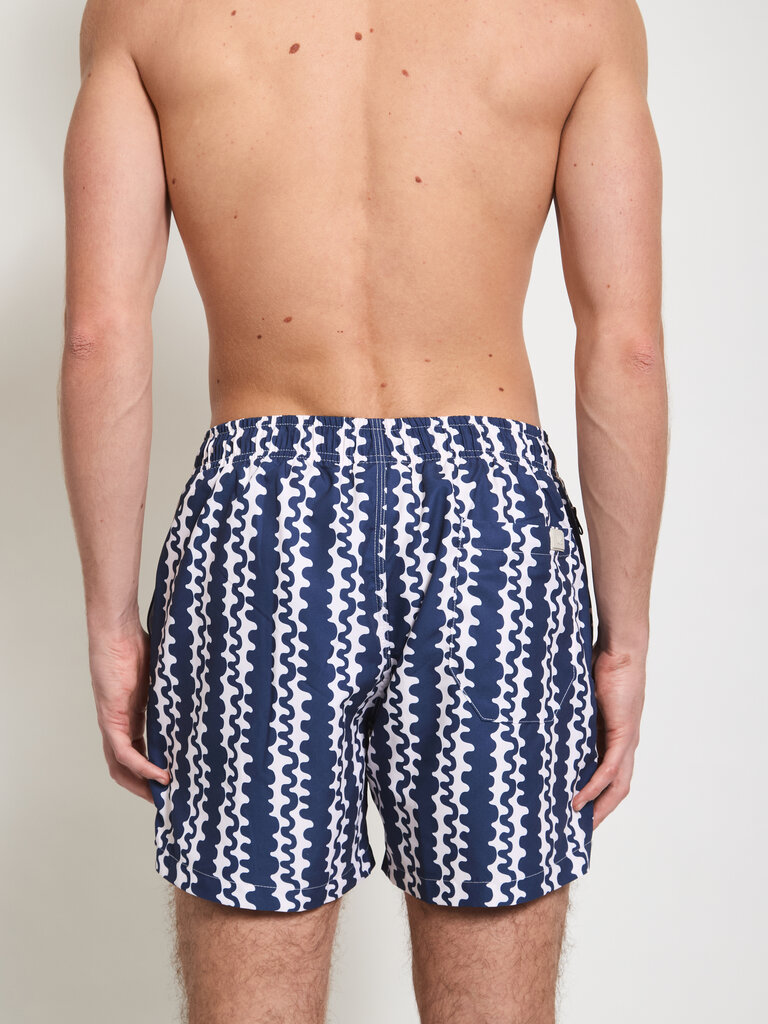 OAS Maillot Scribble Bleu