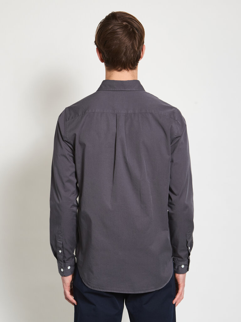 Norse Projects Chemise Osvald Twill Gris