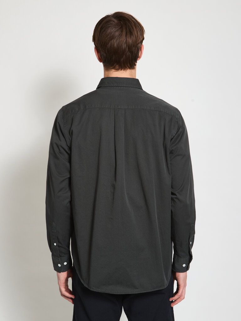 Norse Projects Chemise Algot Twill Verte