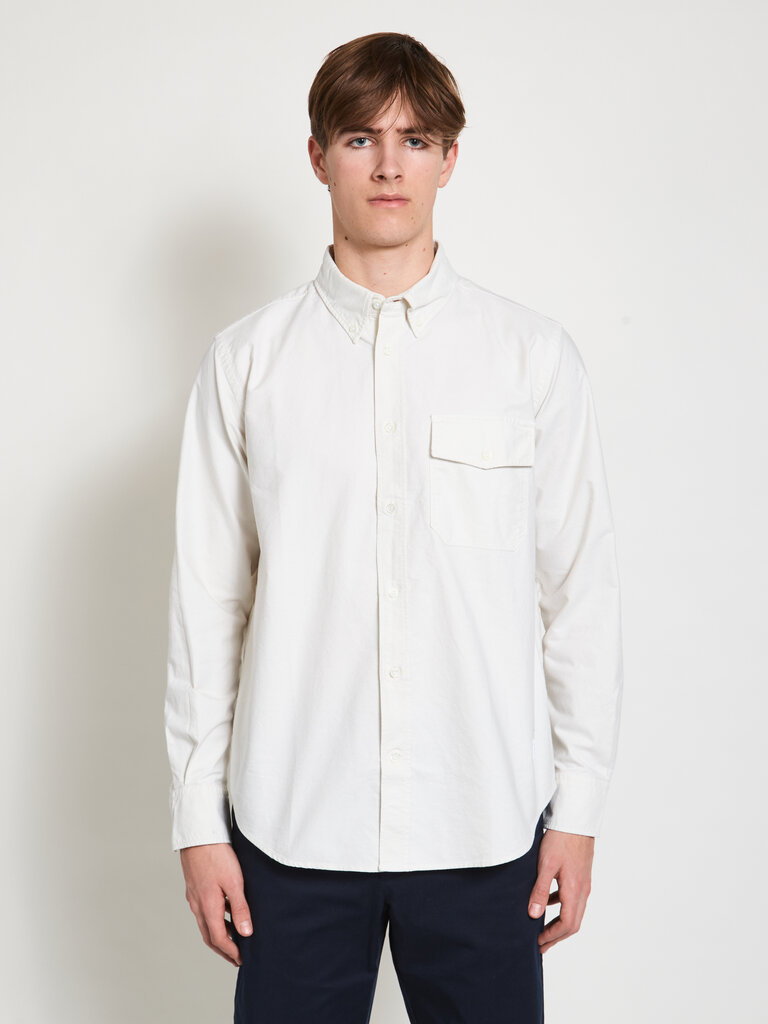 Norse Projects Chemise Algot Relaxed Écru