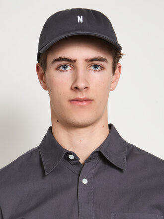 Norse Projects Grey Twill Sports Cap
