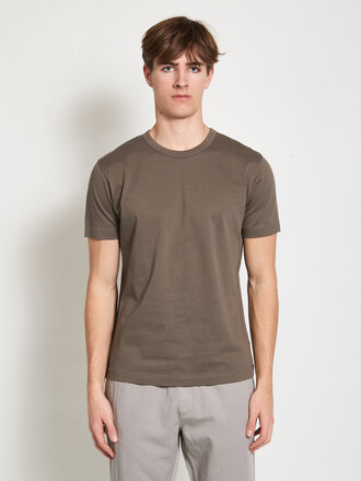 Sunspel Khaki Jersey T-Shirt Sunspel Khaki Jersey T-Shirt
