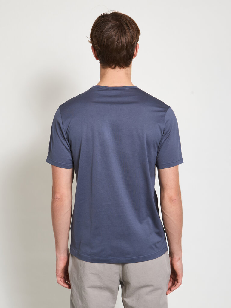 Sunspel T-Shirt Classique Bleu Ardoise