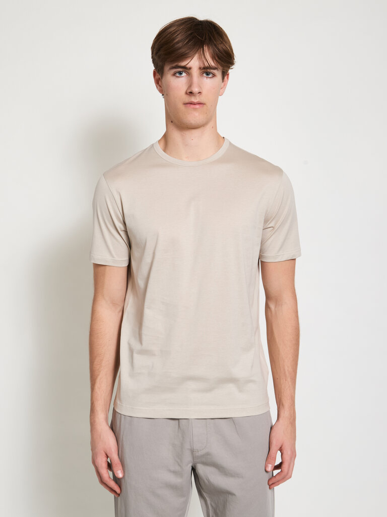 Sunspel T-Shirt Classique Gris Cendré