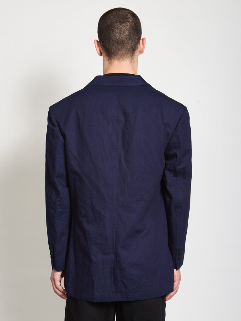 Yohji Yamamoto Navy 3BS Denim Jacket