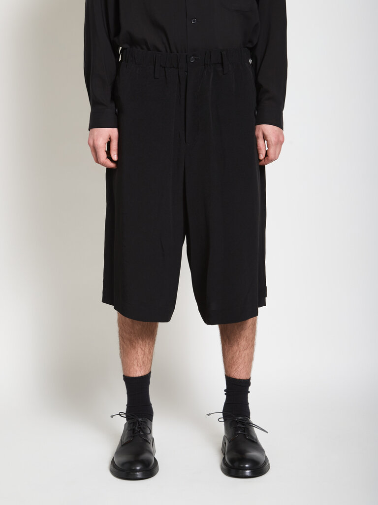 Yohji Yamamoto Bermuda Tab Half Noir
