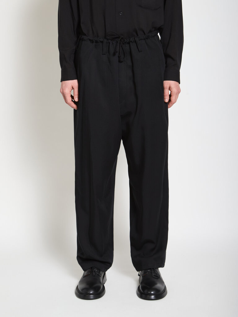 Yohji Yamamoto Pantalon Basic Noir