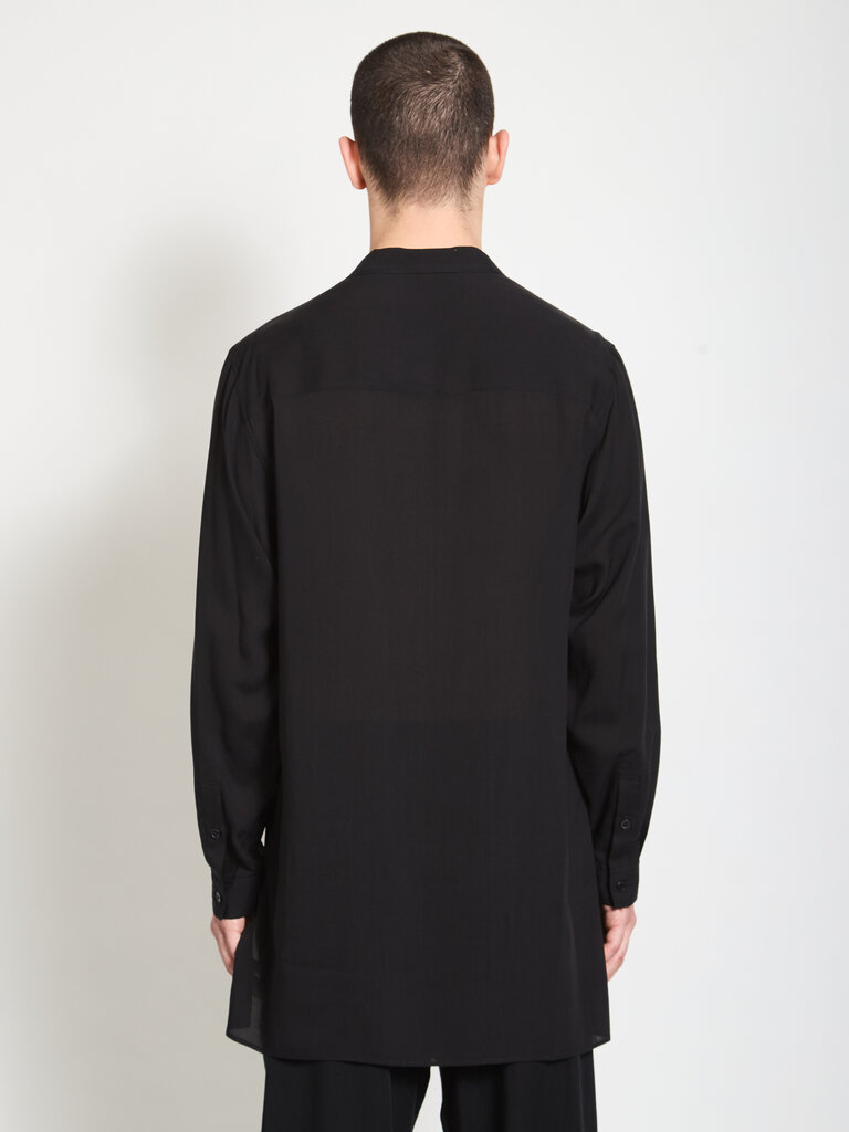Yohji Yamamoto Chemise Open Collar Noir