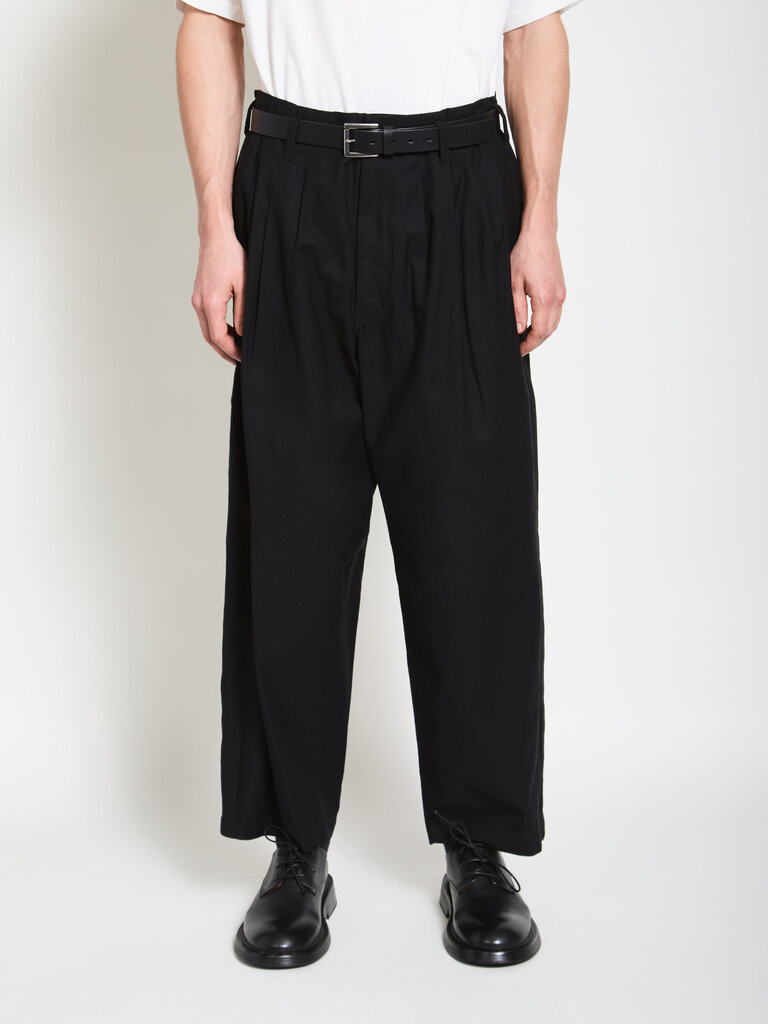 Yohji Yamamoto Pantalon Side Tape Noir
