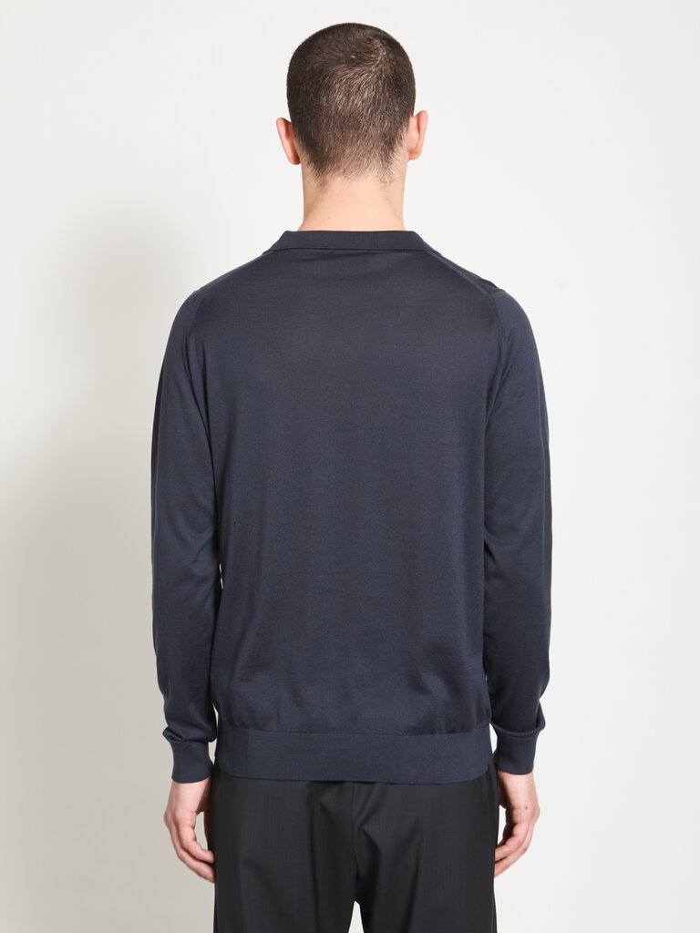 John Smedley Chandail Ayres Gris