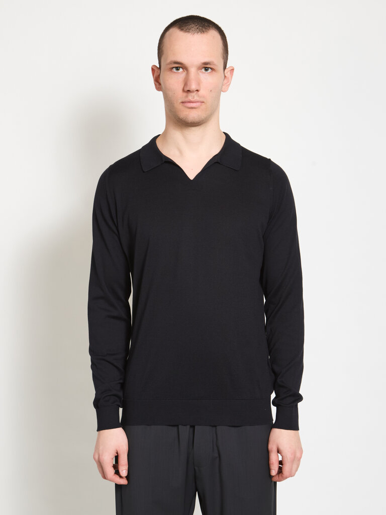 John Smedley Chandail Ayres Noir