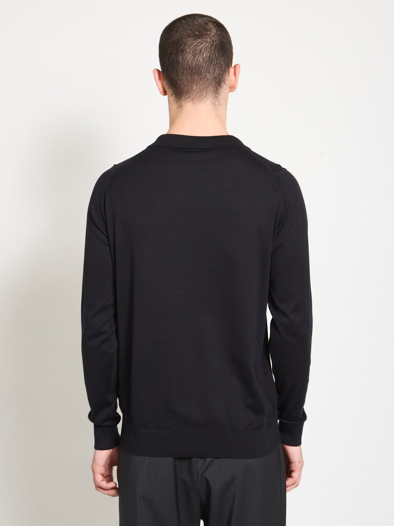 John Smedley Chandail Ayres Noir