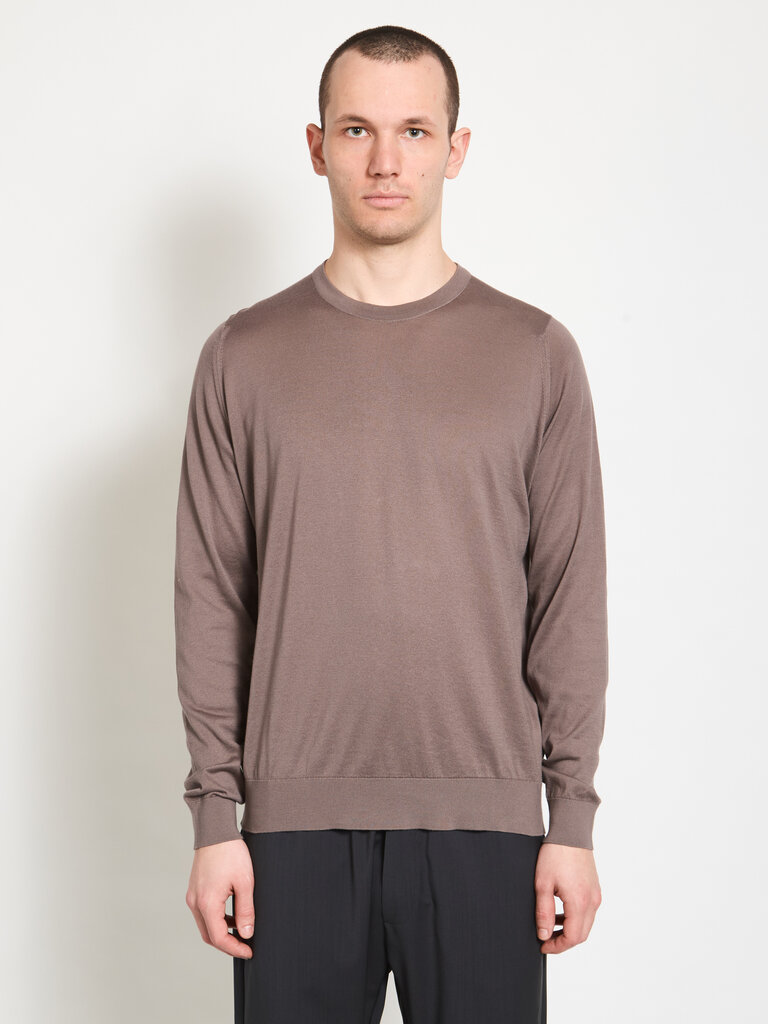 John Smedley Chandail Rowland Beige