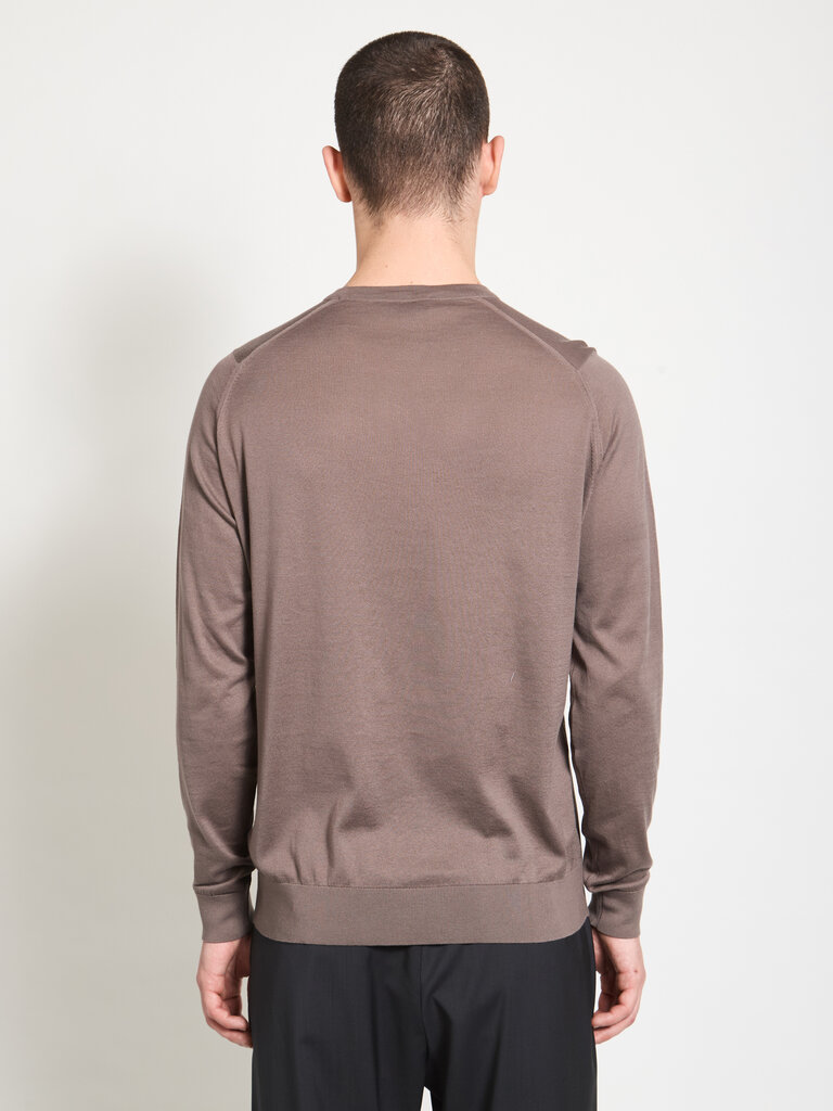 John Smedley Chandail Rowland Beige