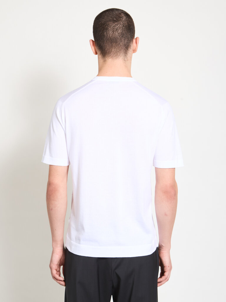 John Smedley T-Shirt Lorca Blanc
