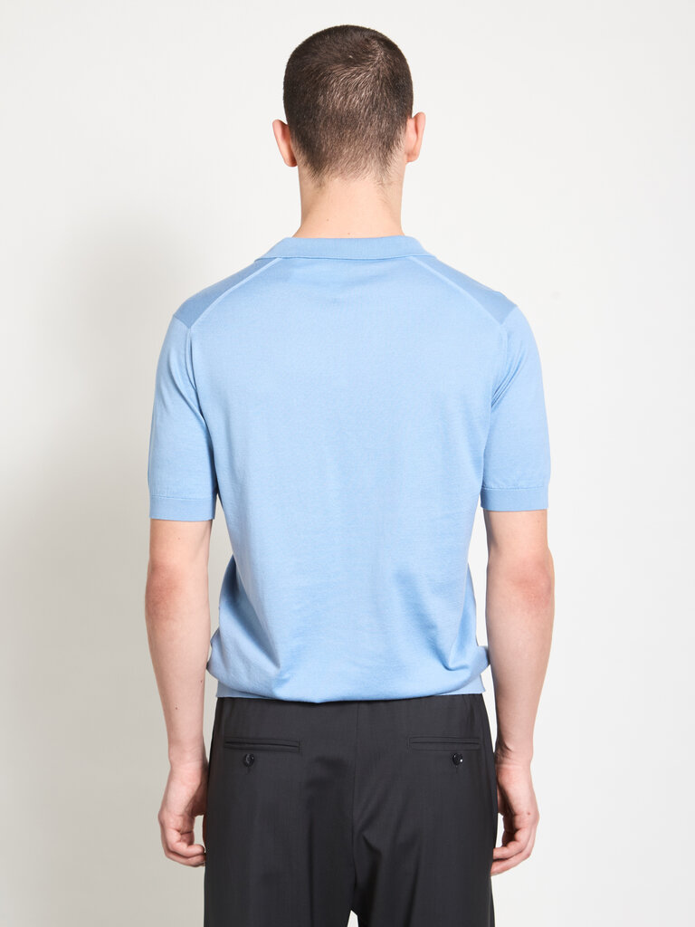 John Smedley Polo Noah Bleu Ciel