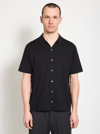 John Smedley Chandail Folke Noir